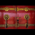 Pokara, Tempio tibetano di Yangia Tashling, portale